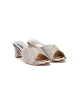 Luxestep Silver Fancy Heels For Women Lsw030103 C190