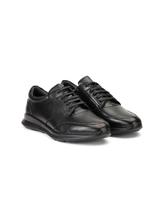 Zuup Black Genuine Leather Derby Formal Shoes For Men Zcm011046 C001