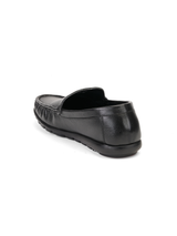 Extacy Black Genuine Leather Loafer Casual Shoes For Men Exm010220 C001