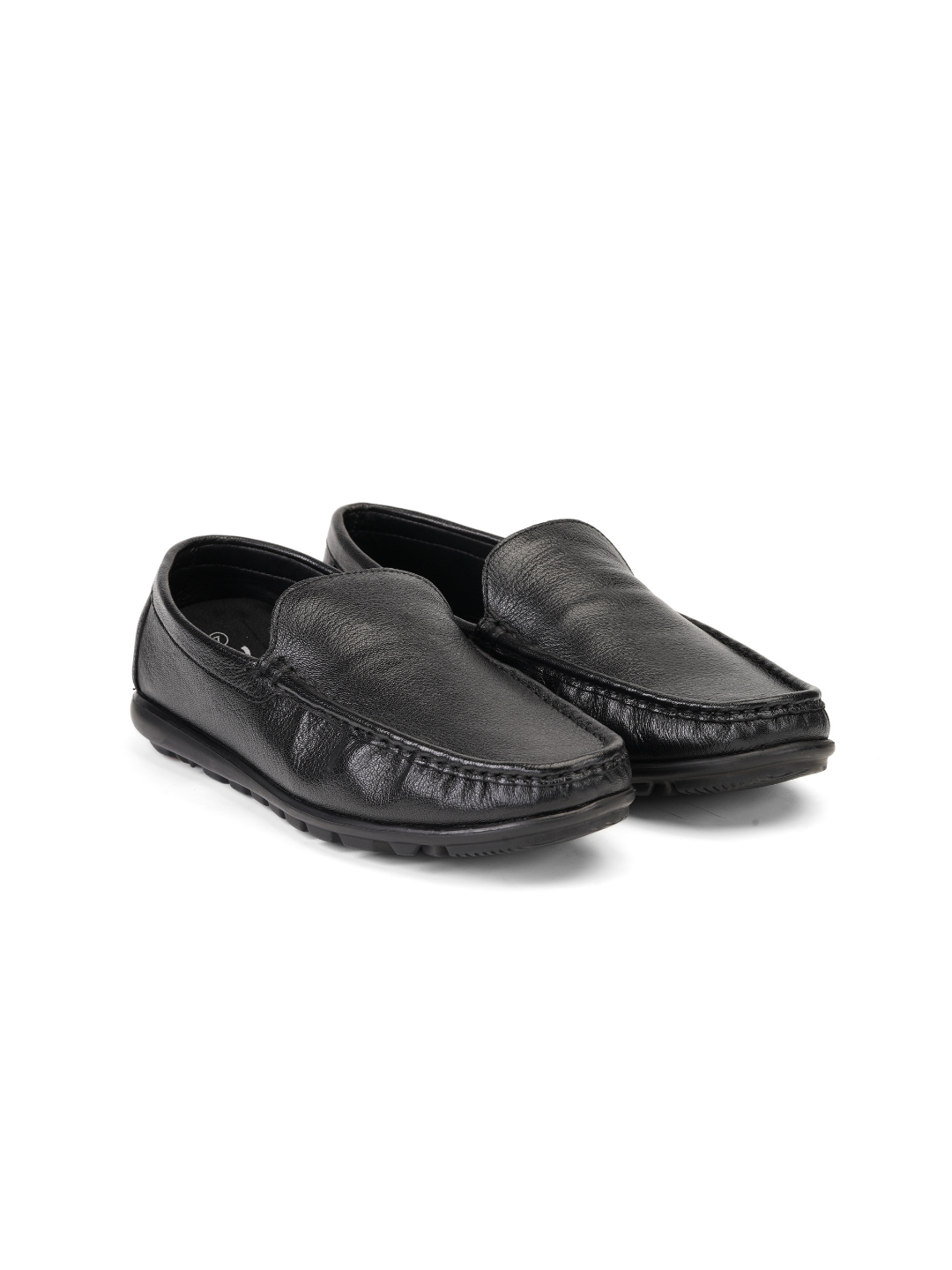 Extacy Black Genuine Leather Loafer Casual Shoes For Men Exm010220 C001