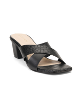 City Magic Black Casual Heel For Women Cmw030502 C001