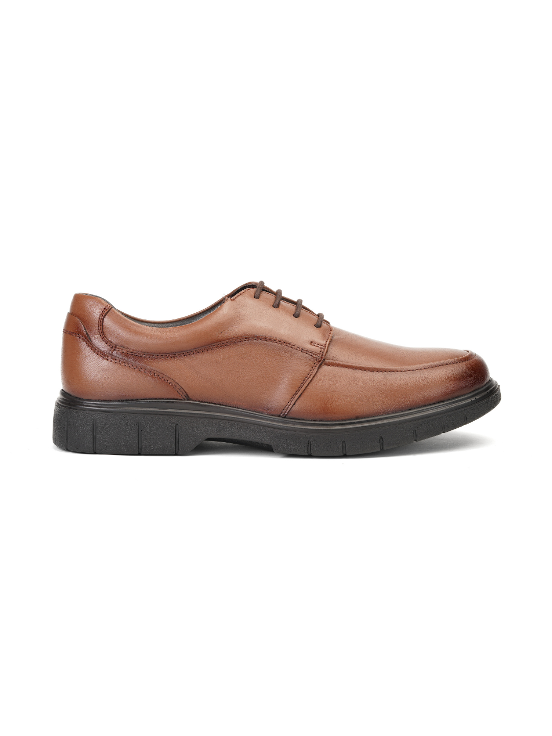 Zuup Tan Genuine Leather Derby Formal Shoes For Men Zfm021034 C006