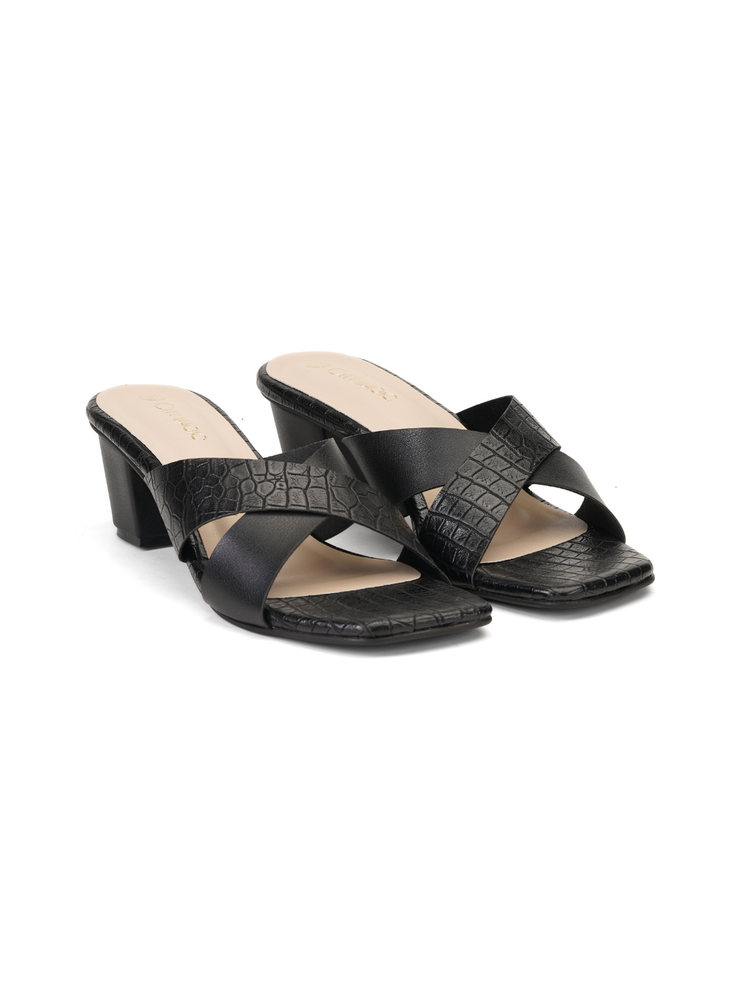 City Magic Black Casual Heel For Women Cmw030502 C001