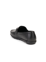 Extacy Black Genuine Leather Loafer Casual Shoes For Men Exm010219 C001