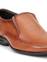 Zuup Tan Genuine Leather Formal Shoes For Men Zfm021024 C006