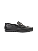 Extacy Black Genuine Leather Loafer Casual Shoes For Men Exm010219 C001