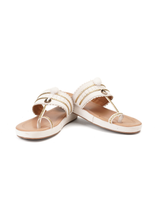 Lamoure White Casual  Flat For Women Lmw039101 C057