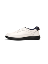 Extacy White Genuine Leather Derby Casual Shoes For Men Exm010226 C057