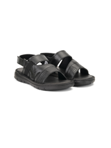 Comfort Walk Black Genuine Leather Formal Sandal For Men Cwm031010 C001