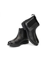 Extacy Black Genuine Leather Ankel Boot Casual Shoes For Men Exm010238 C001