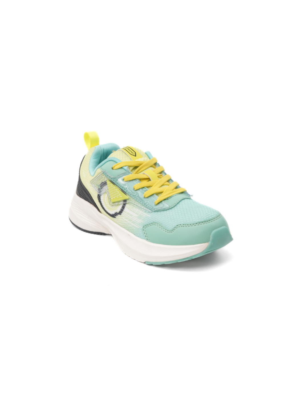 Campus S.Green/White Sports Shoes For Kids Tech Ch-22C-166A C1058