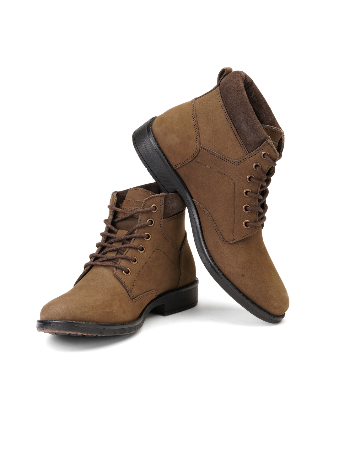 Extacy Brown Genuine Leather Boot Casual Shoes For Men Exm010208 C003