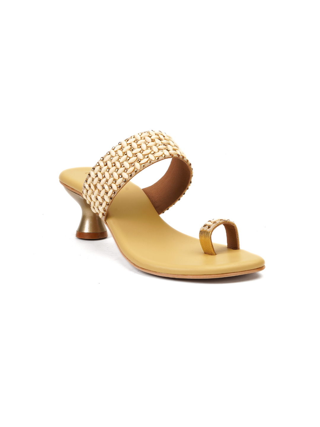 Lamoure Gold Fancy Heels For Women Lmw039116 C592