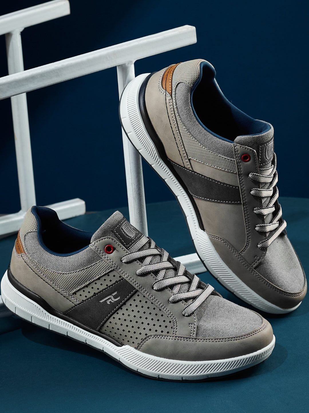 Red Chief Sports M.Grey-White Casual Shoes For Men C6008 F041