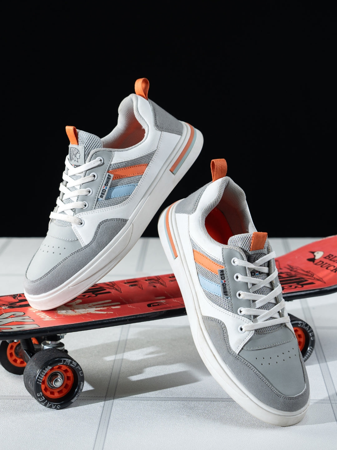 Red Chief Sports M.Grey-White Casual Shoes For Men  C6004 F041