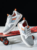 Red Chief Sports M.Grey-White Casual Shoes For Men  C6004 F041