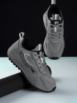 Red Chief Sports Dark Grey Sneakers For Man  C6005 F031