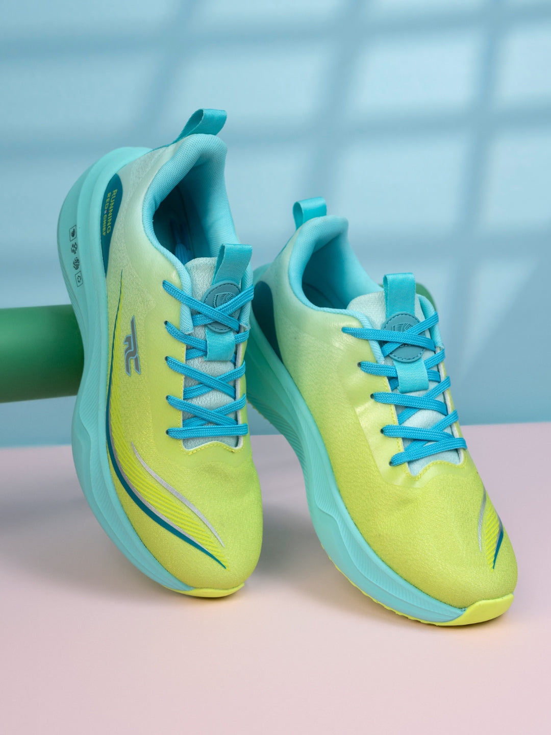 Red Chief Sports Sh.Green-C.Blue Running Shoes For Men R1703 F050