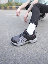 Red Chief Sports Travosole Black-D.Grey Hiking Shoes For Men H20041 F019