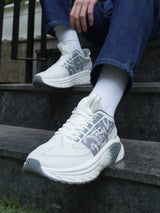 Red Chief Sports Lt.Grey-White Running Shoes For Men R1708 F039