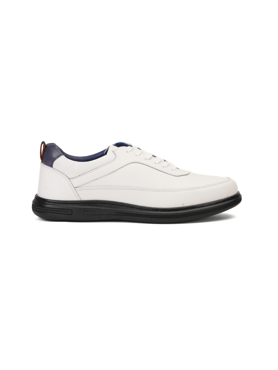 Extacy White Genuine Leather Derby Casual Shoes For Men Exm010226 C057