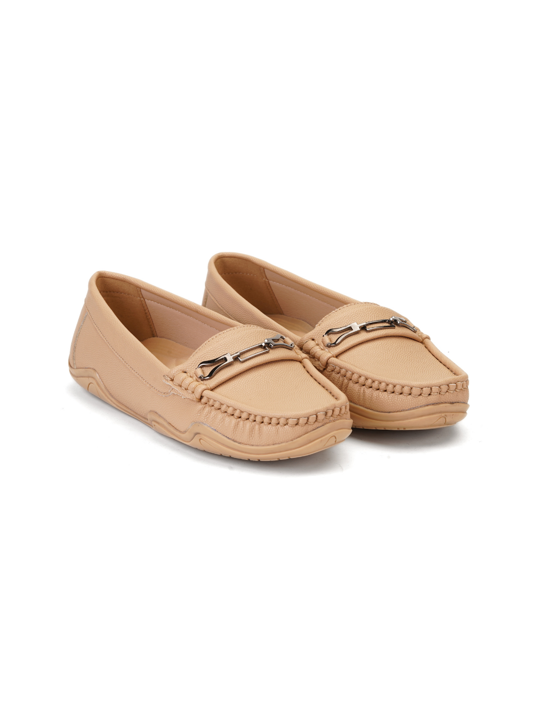 Lamoure Beige Casual Ballerina For Women Lmw019227 C026