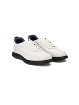 Extacy White Genuine Leather Derby Casual Shoes For Men Exm010226 C057