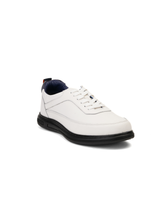 Extacy White Genuine Leather Derby Casual Shoes For Men Exm010226 C057
