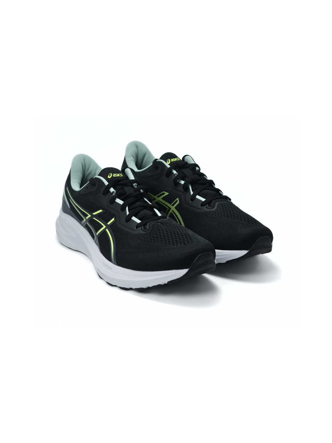 Asics Black/Sefety Yellow Sports Shoes For Men Gt 1000 13 C537