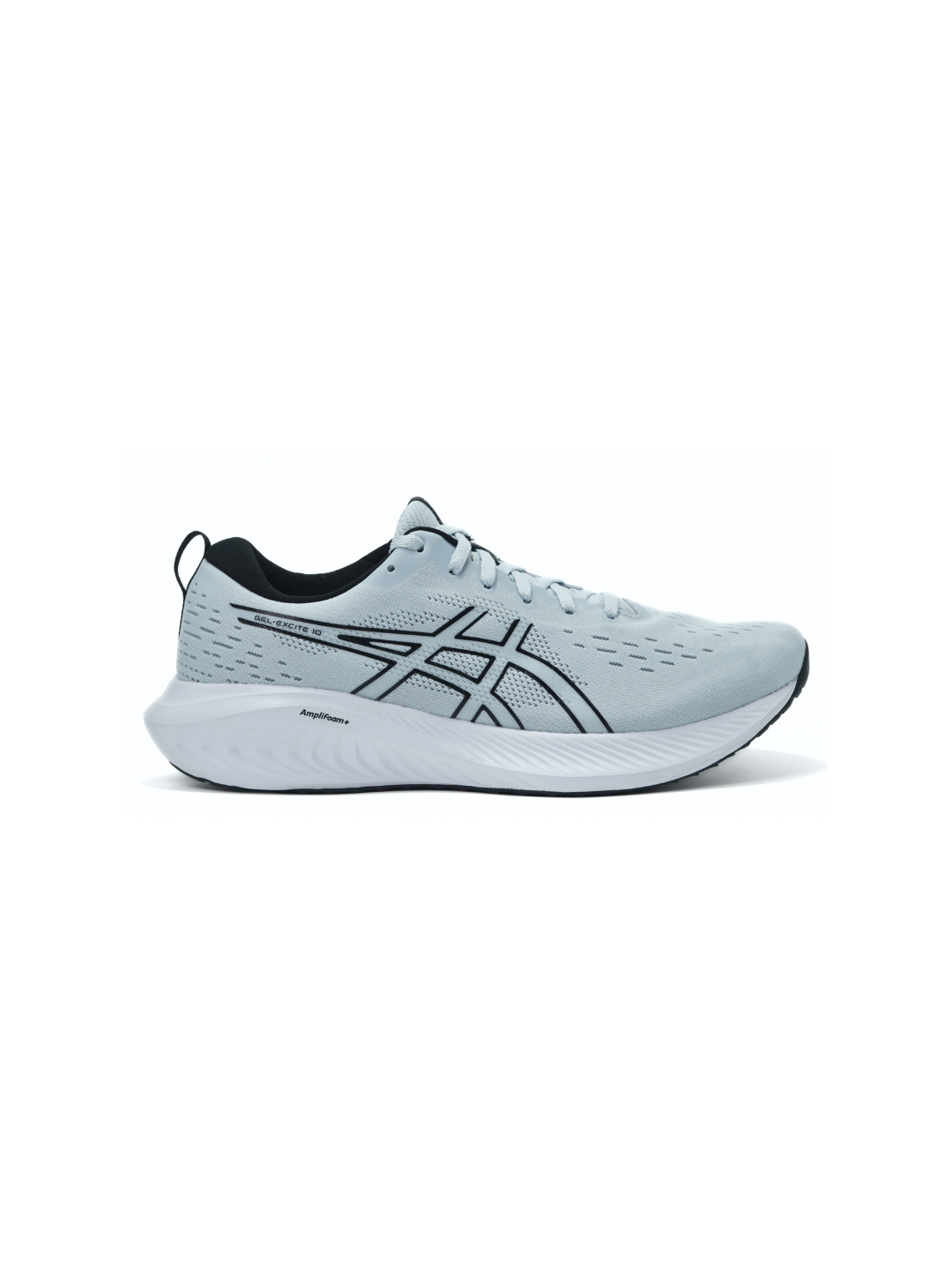 Asics Cool Grey/Black Sports Shoes For Men Gel Excite 10 C552