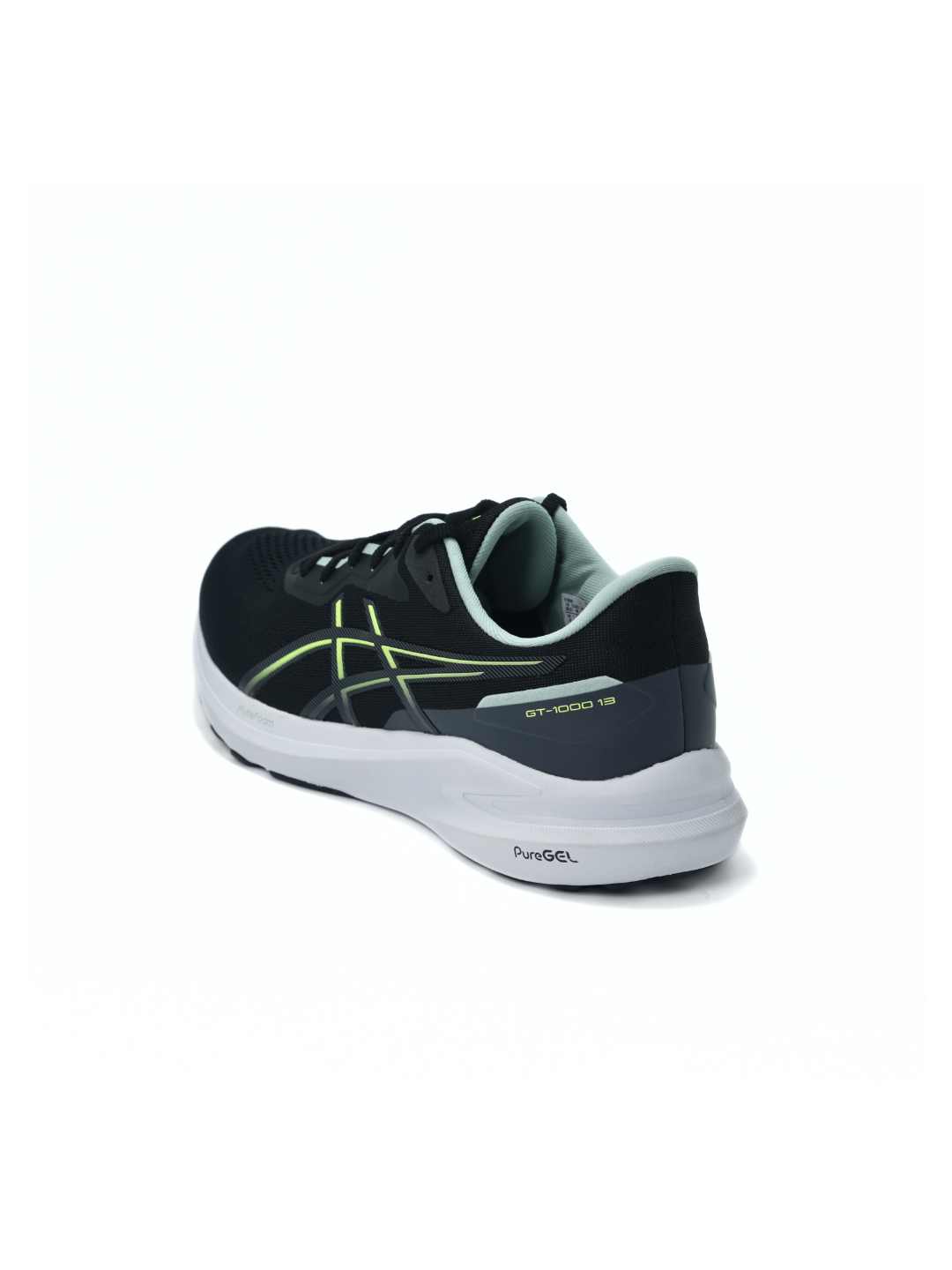 Asics Black/Sefety Yellow Sports Shoes For Men Gt 1000 13 C537