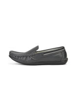 Extacy Blue Genuine Leather Loafer Casual Shoes For Men Exm010233 C002