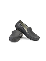 Extacy Blue Genuine Leather Loafer Casual Shoes For Men Exm010233 C002