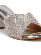 Luxestep Silver Fancy Heels For Women Lsw030103 C190