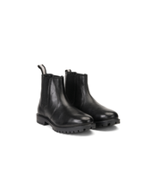 Extacy Black Genuine Leather Ankel Boot Casual Shoes For Men Exm010238 C001