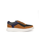 Extacy Tan Genuine Leather Sneaker For Men Exm010200 C006