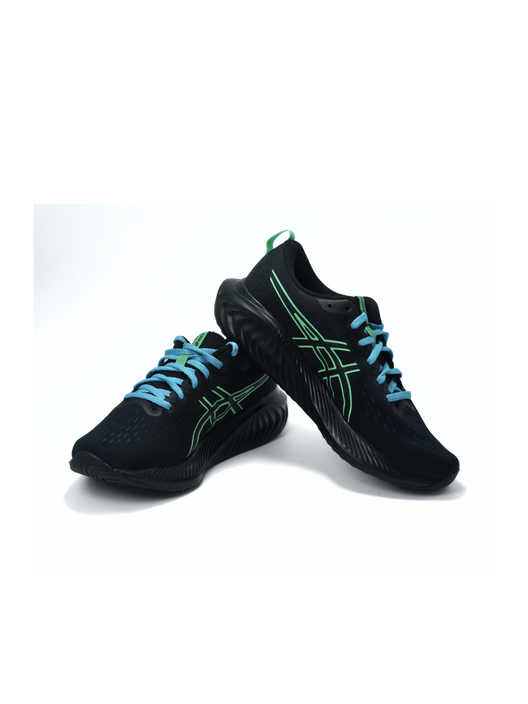 Asics Black/Ne Leaf Sports Shoes For Men Gel Excite 10 C535
