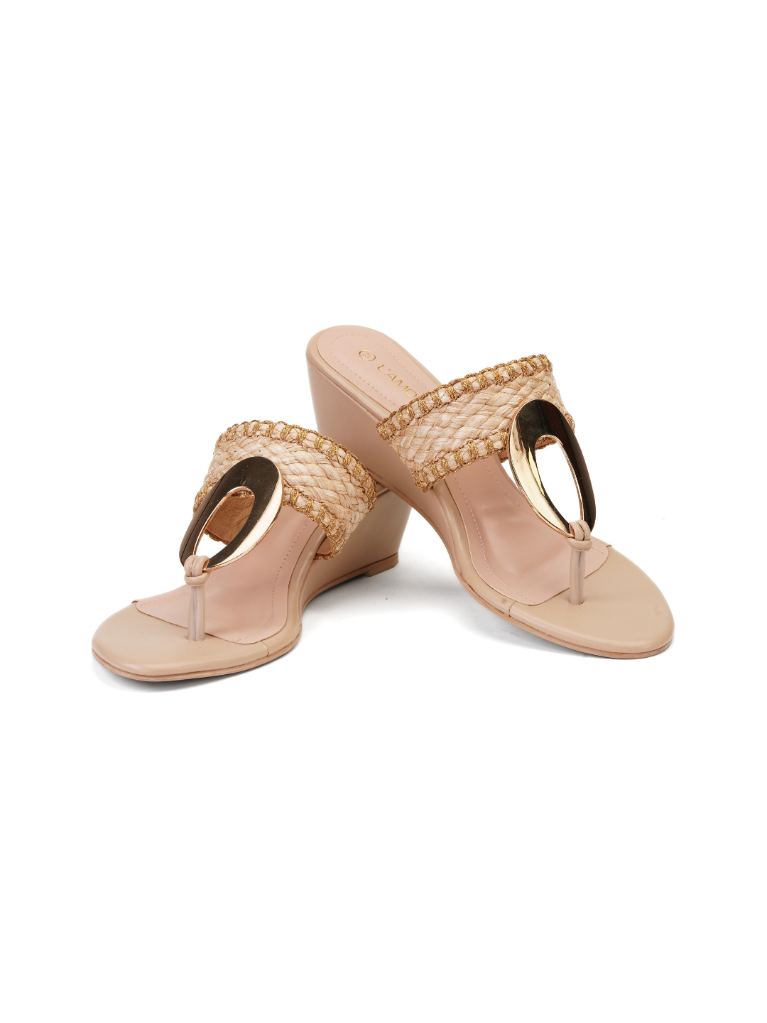 Lamoure Beige Casual Heel For Women Lmw039282 C026