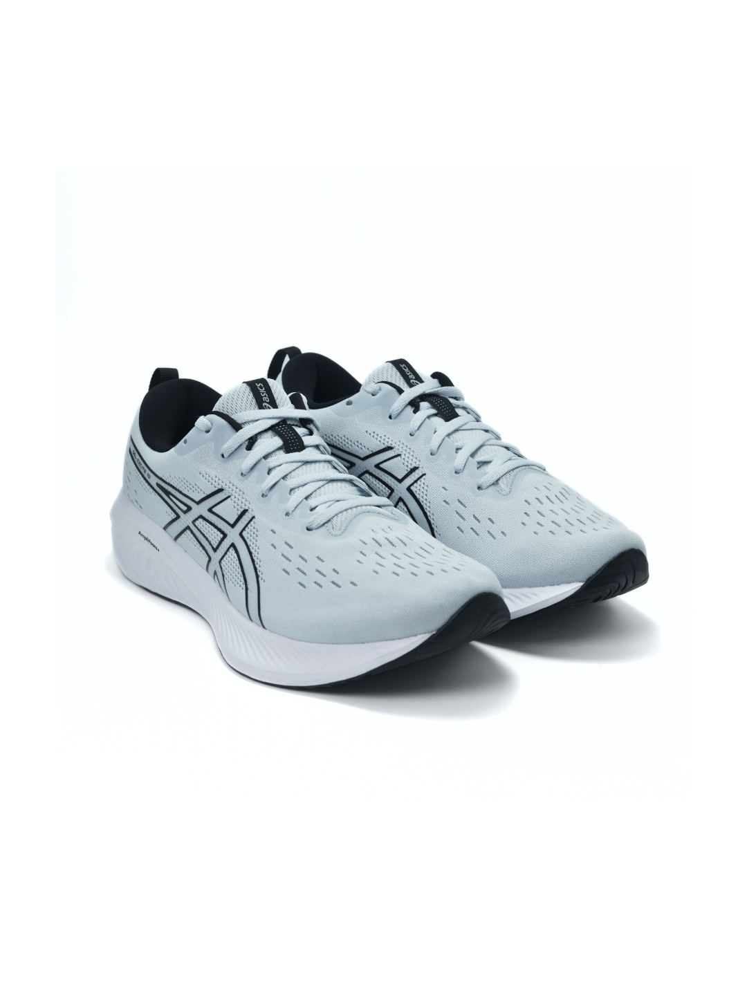 Asics Cool Grey/Black Sports Shoes For Men Gel Excite 10 C552