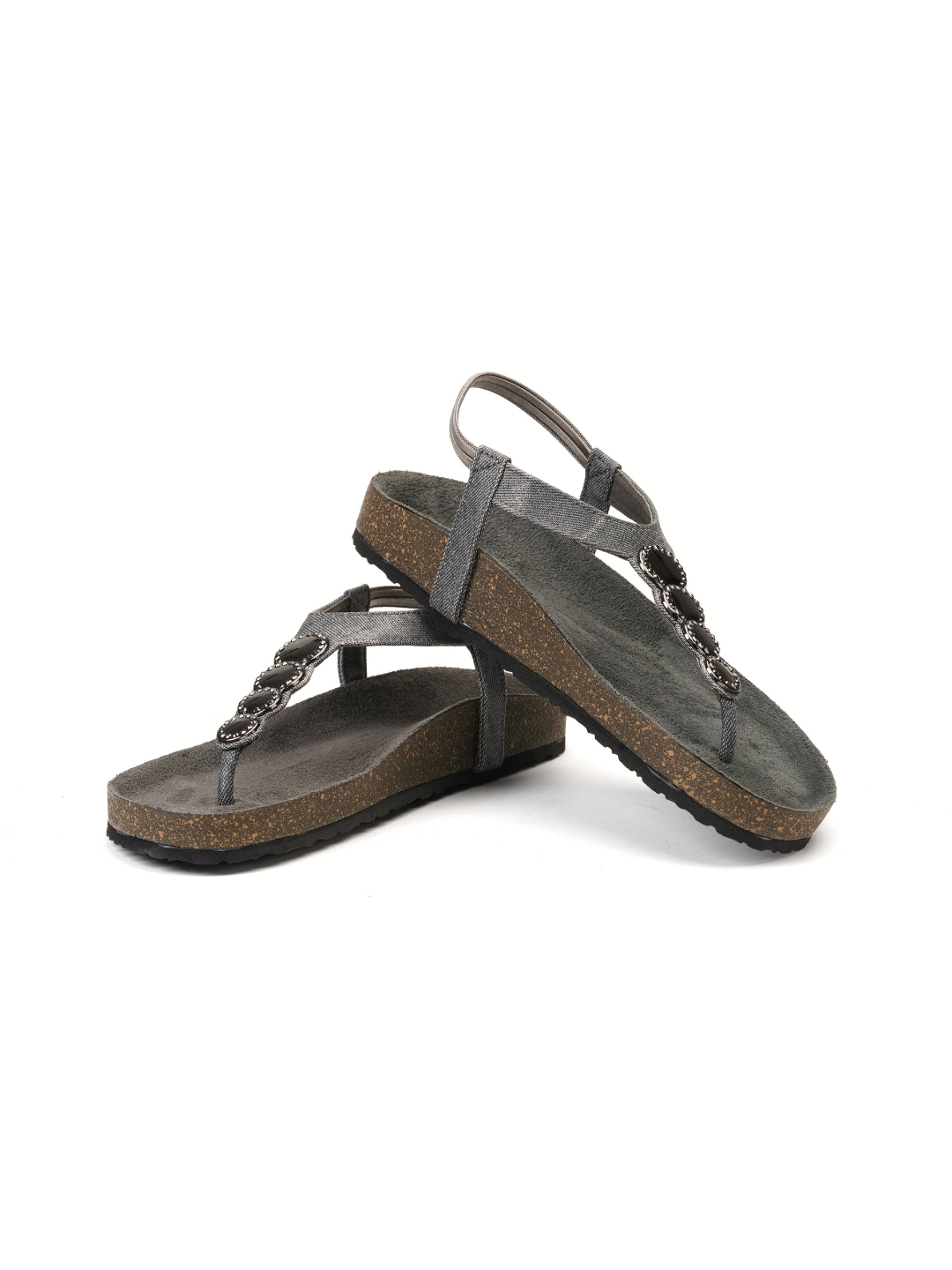 Lamoure Grey Casual  Flat For Women Lmw039184 C005