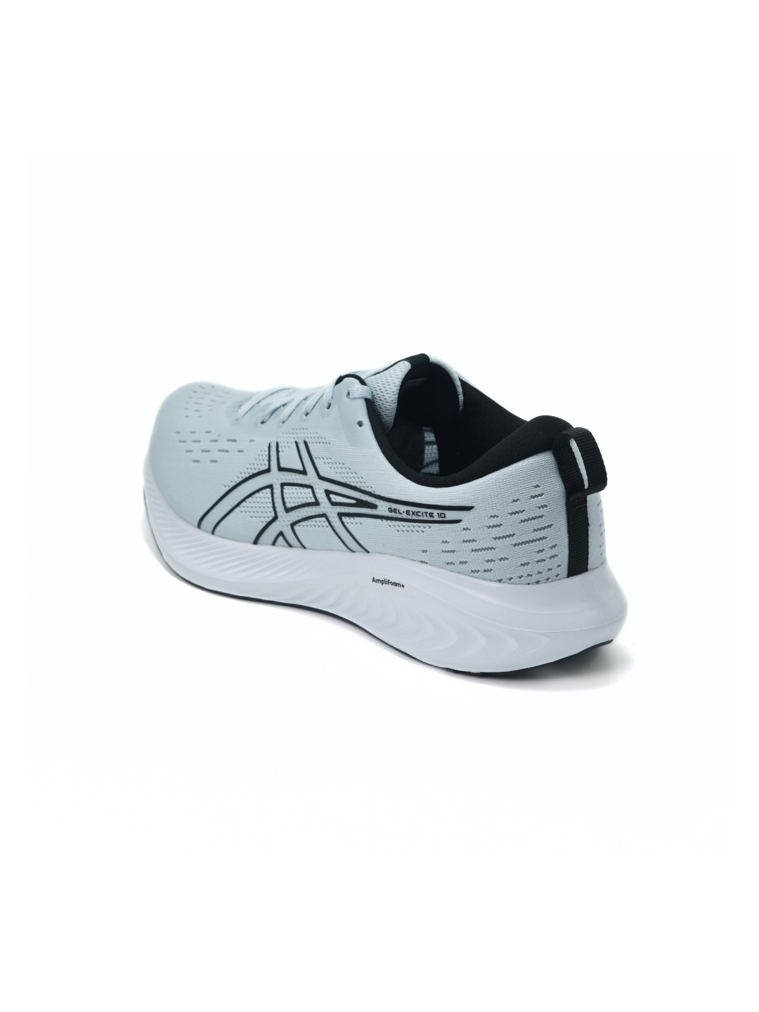 Asics Cool Grey/Black Sports Shoes For Men Gel Excite 10 C552