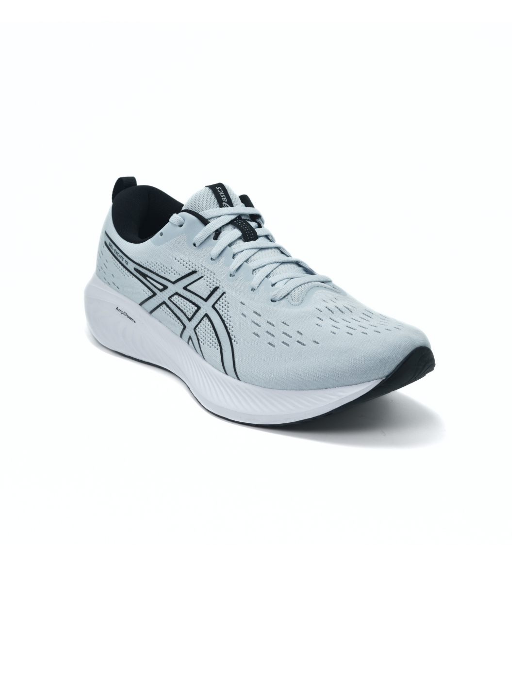 Asics Cool Grey/Black Sports Shoes For Men Gel Excite 10 C552