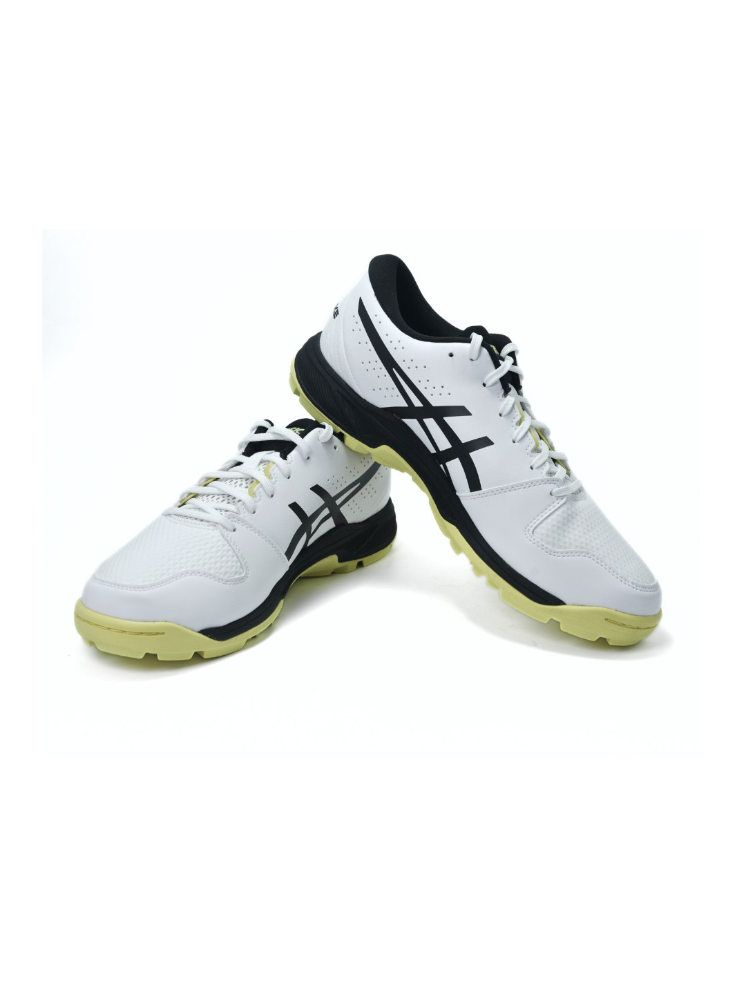 Asics White/Glow Yellow Sports Shoes For Men Gel Peake 2 C159