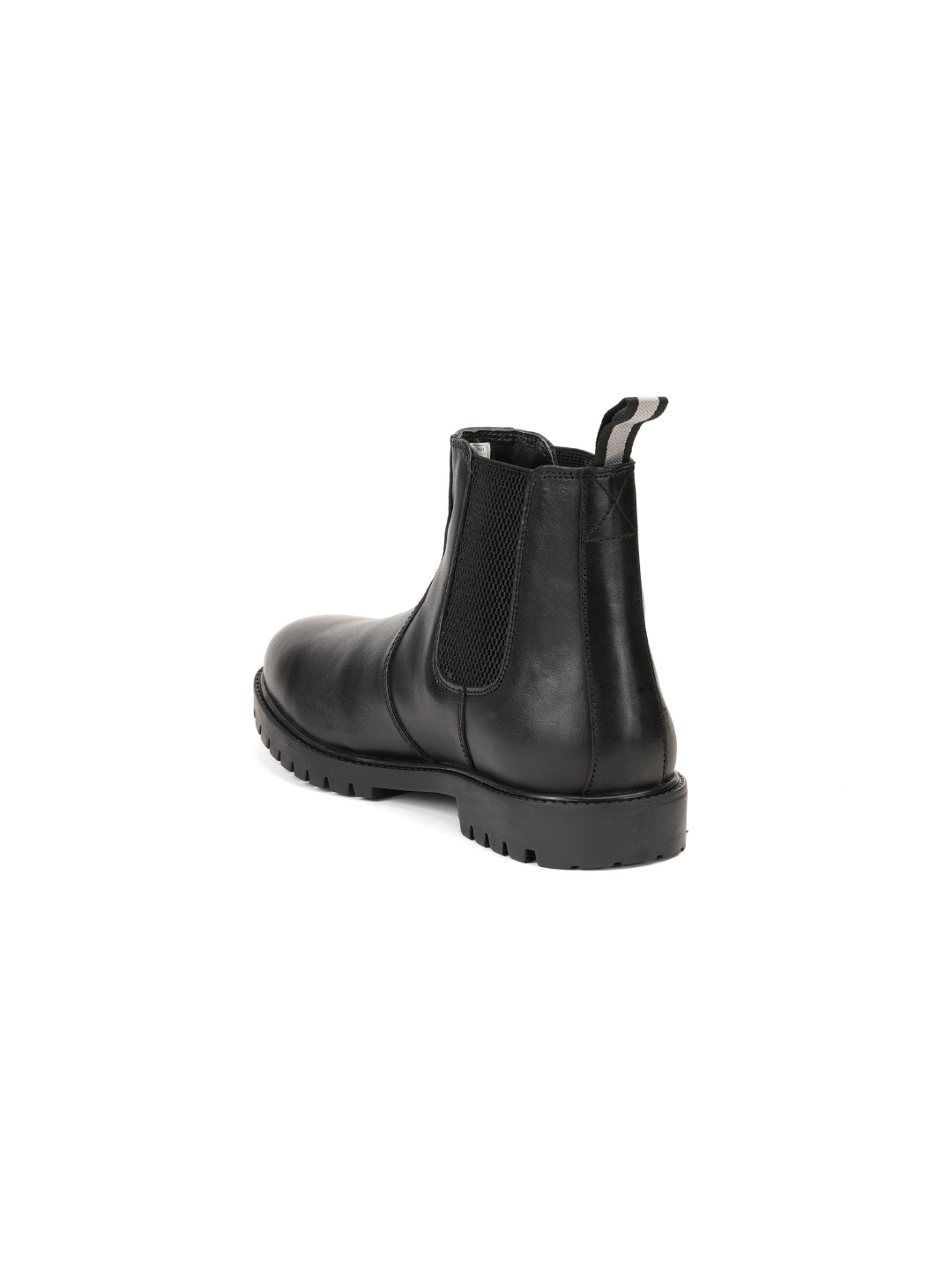 Extacy Black Genuine Leather Ankel Boot Casual Shoes For Men Exm010238 C001