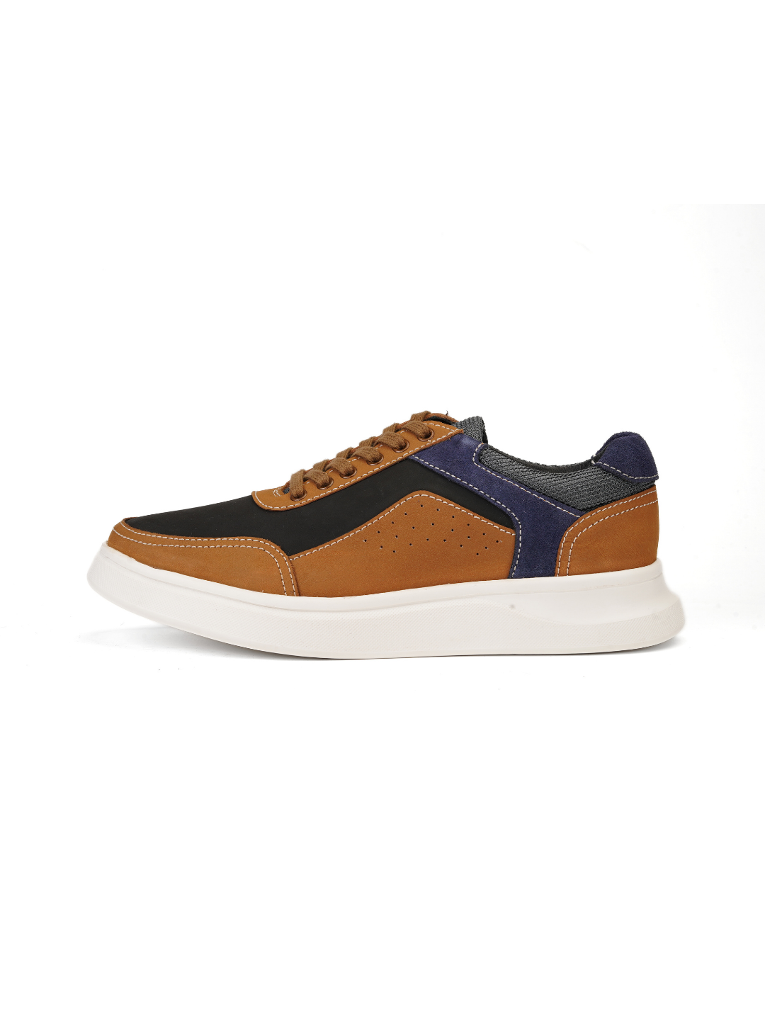 Extacy Tan Genuine Leather Sneaker For Men Exm010200 C006