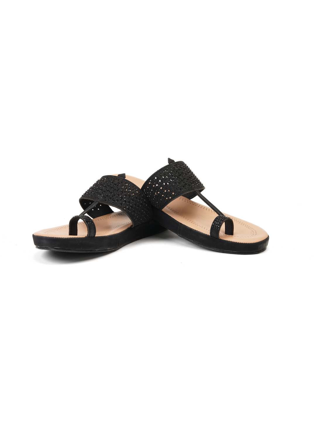 Lamoure Black Casual  Flat For Women Lmw039103 C001