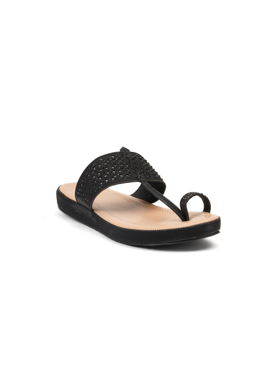 Lamoure Black Casual  Flat For Women Lmw039103 C001