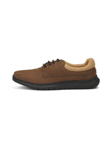 Extacy Brown Genuine Leather Derby Casual Shoes For Men Exm010204 C003
