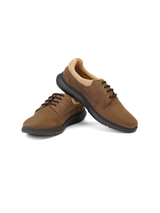 Extacy Brown Genuine Leather Derby Casual Shoes For Men Exm010204 C003