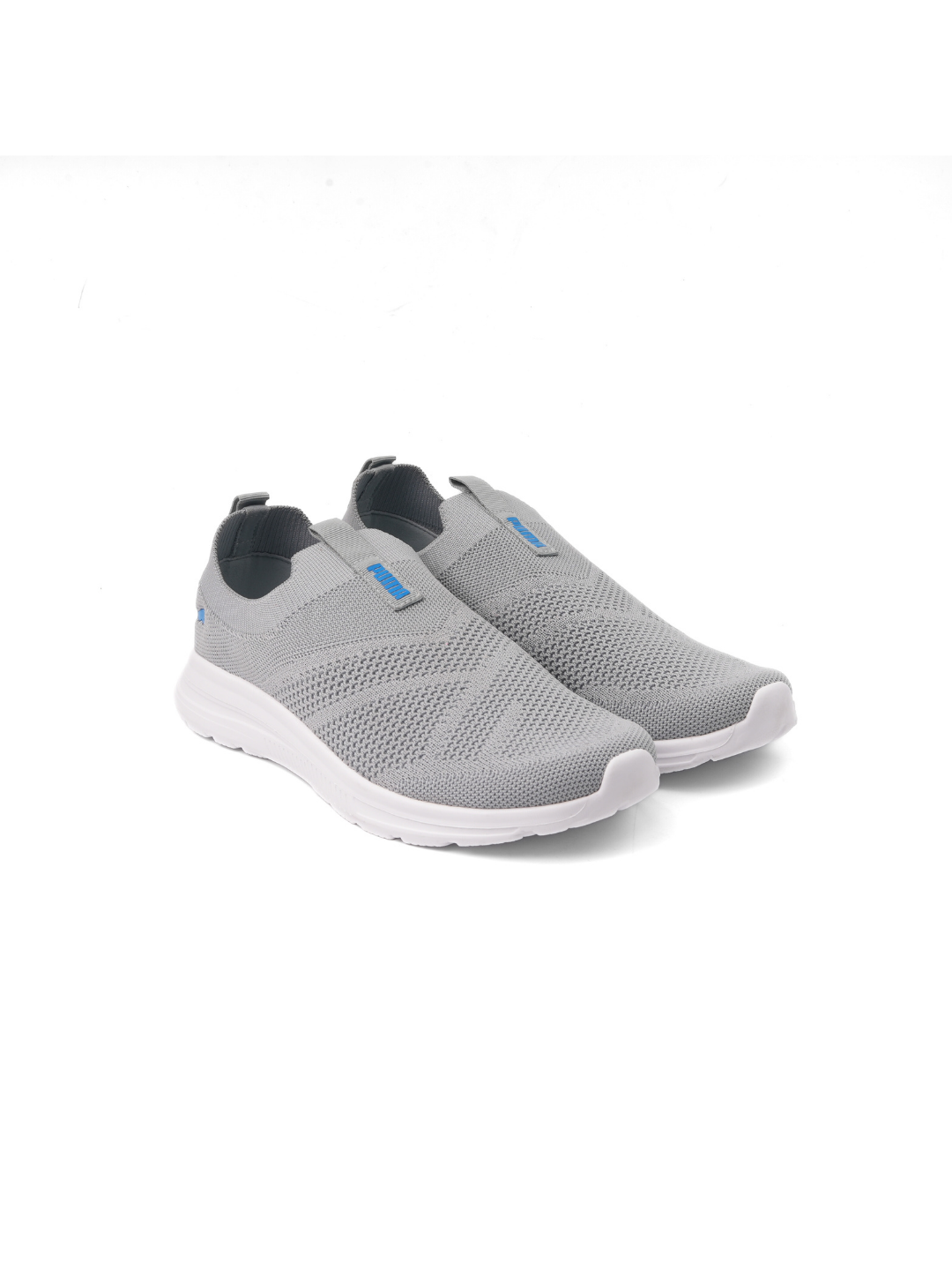 Puma Grey Blue Sports Shoes For Men Puma Cirque Slipon-31042001 C787